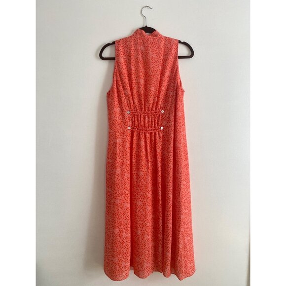 Vintage 90’s David Warren New York Sleeveless Button-Down Maxi Dress Size 14 - Picture 2 of 5